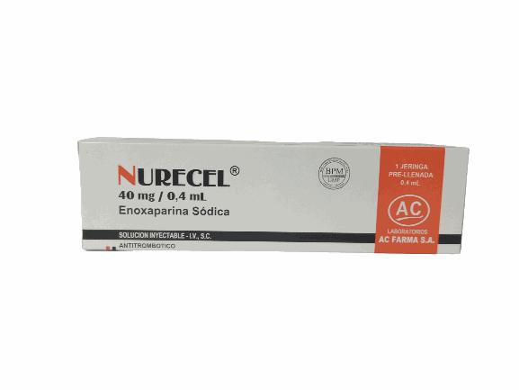 NURECEL 40 MG/0.4 (ENOXAPARINA SODICA) AMP X UNID