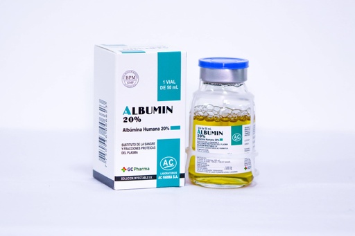 [990100001] ALBUMINA 50 ML AMP X UNID